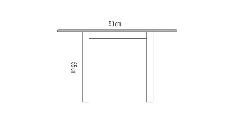 90 cm Yuvarlak Anaokulu Masası — Teknik