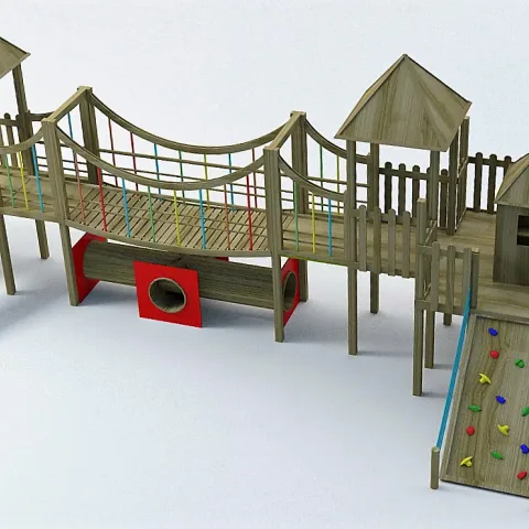 Boğaz Köprüsü Temalı Ahşap Oyun Parkı — Ahşap Oyun Parkları