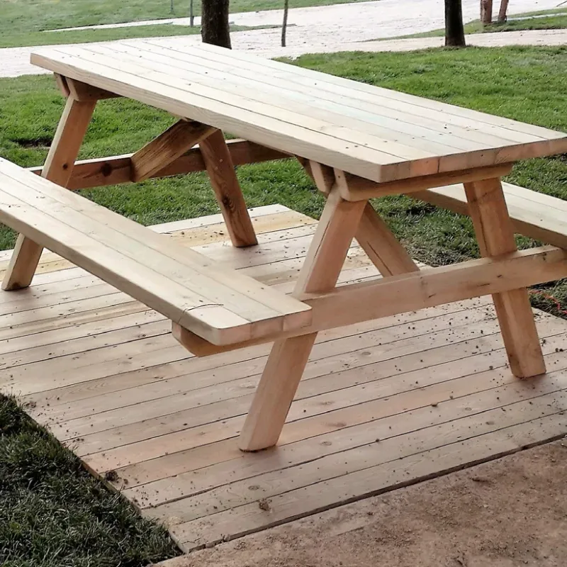 Klasik Ahşap Piknik Masası — Ürün