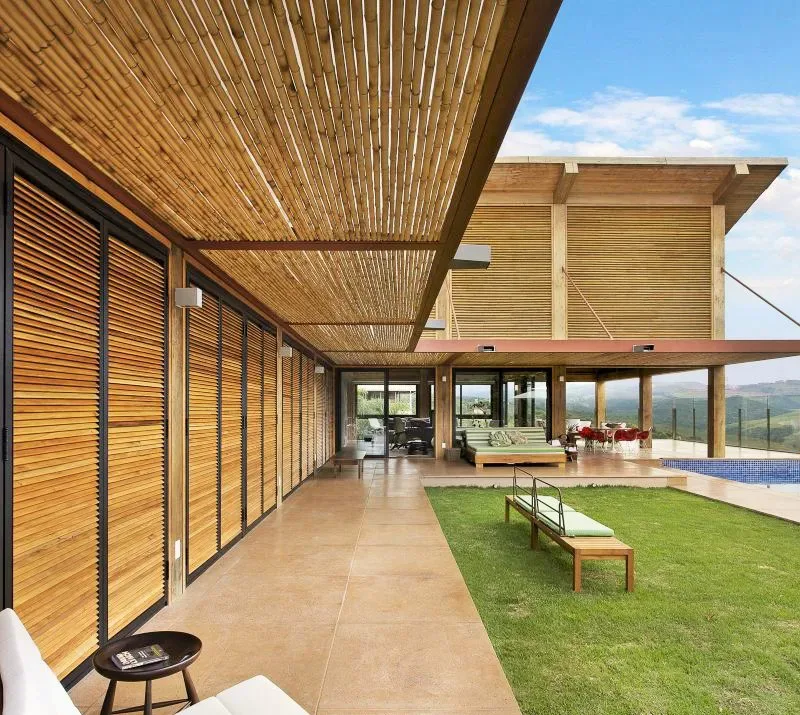 Koridor Tipi Uzun Ahşap Pergola — Ürün