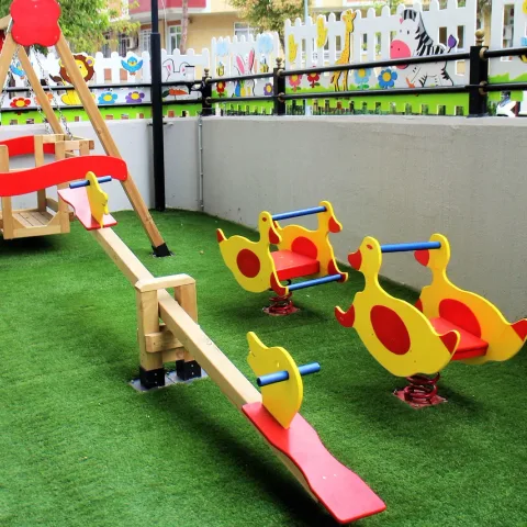 Ördek Figürlü Ahşap Tahterevalli — Ahşap Tahterevalliler
