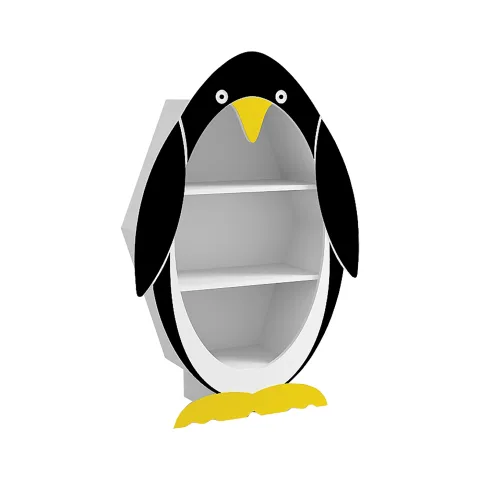Penguen Figürlü Anaokulu Dolabı — Dolap ve Raf Sistemleri